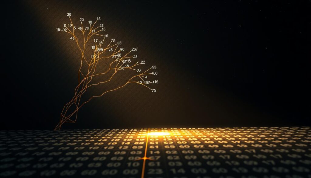 logarithmic nature of binary search