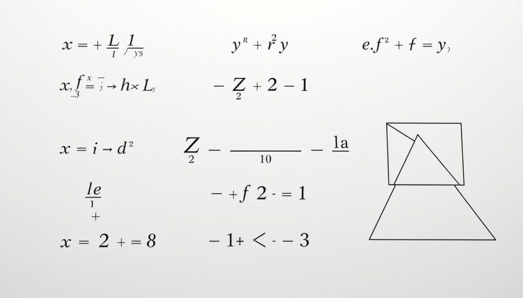 mathematical notation comparison